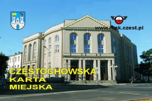 Częstochowska Karta Miejska - przykład karty teatr