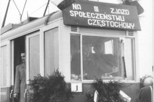 Pierwszy tramwaj, 08.03.1959 r.