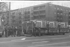 Wprowadzenie do eksploatacji Ikarusów 260, 1974 r.