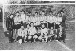 Drużyna MPK zdobywa I miejsce podczas Mistrzostw Polski WRKT, 1980 r.