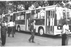 Wprowadzenie wygodnych autobusów Ikarus 280, 1982 r.